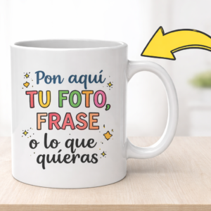 Taza personalizada con foto y nombre