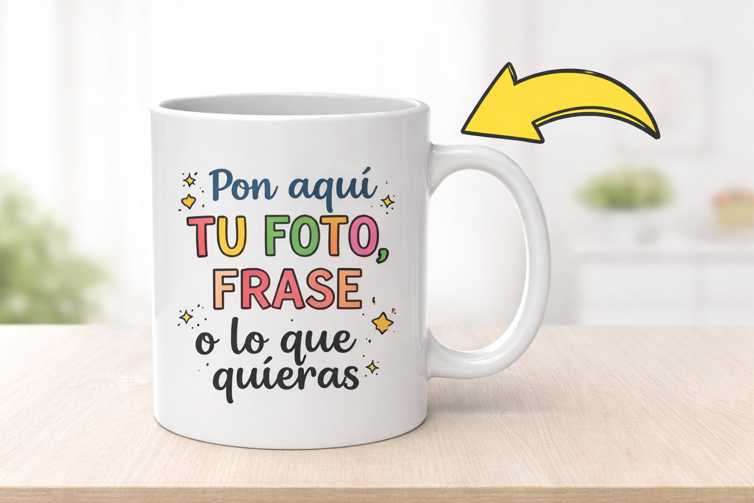 Taza personalizada con foto y nombre