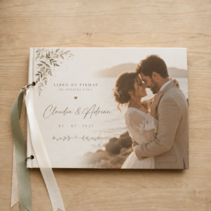 Libro de Firmas de Boda Personalizado