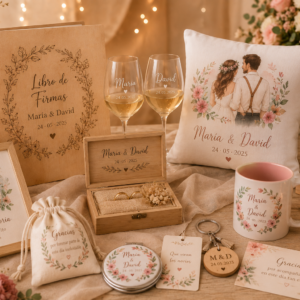 Regalos y detalles personalizados para bodas