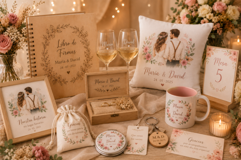 Regalos de boda personalizados