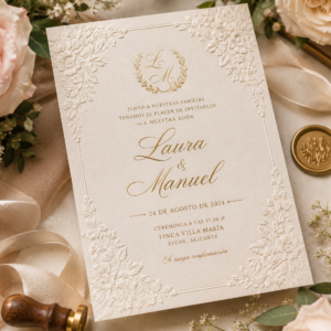 Invitaciones de boda personalizadas