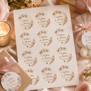 Pegatinas y etiquetas para bodas