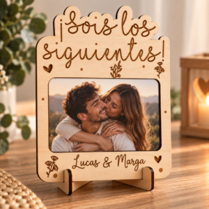 Marco Sois los siguientes personalizado con foto para boda