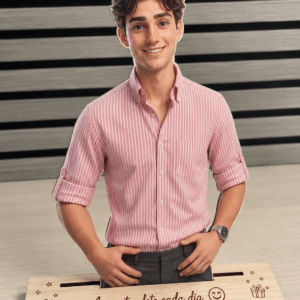 Regalo personalizado con foto en madera