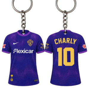 Llavero camiseta Elche CF personalizado con nombre y dorsal